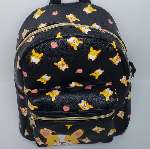 Corgis & Peaches Mini Backpack - Picture 6 of 11